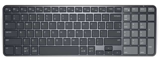 DELL KB746 keyboard Universal RF Wireless + Bluetooth US English Graphite
