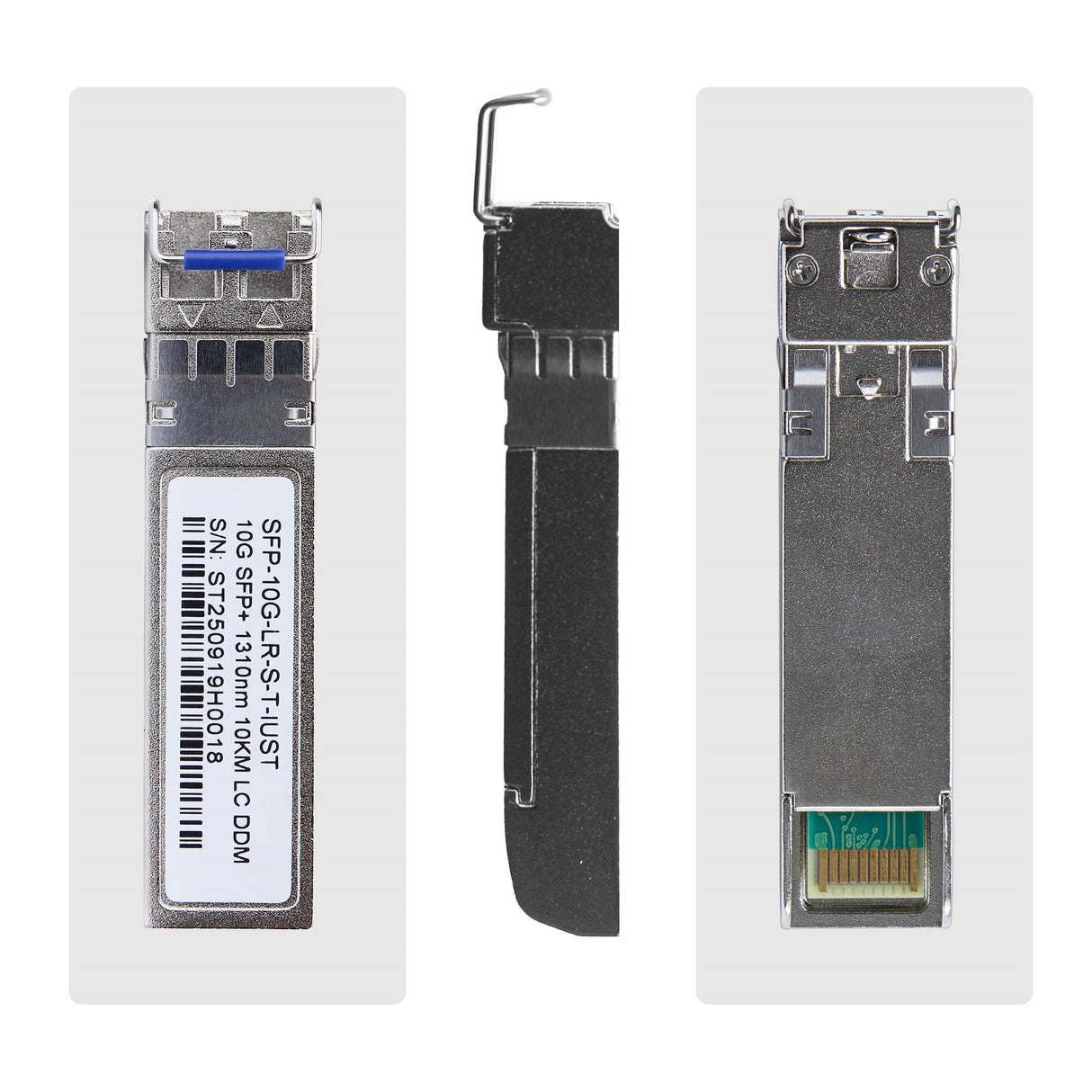 StarTech.com Uncoded SFP+ Module, Industrial Temperature Range, 10Gbps, Single Mode Fiber (SMF), 10km [6.2mi], LC Transceiver, 1310nm