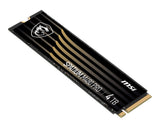 MSI SPATIUM M480 PRO PCIE 4.0 NVME M.2 4TB internal solid state drive PCI Express 4.0 3D NAND