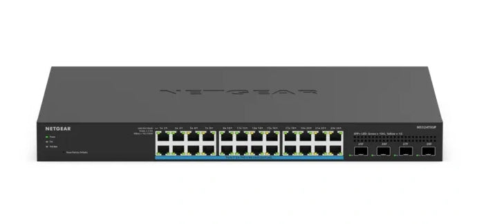 NETGEAR MS324TXUP Managed L2/L2+ 2.5G Ethernet (100/1000/2500) Power over Ethernet (PoE) 1U Black