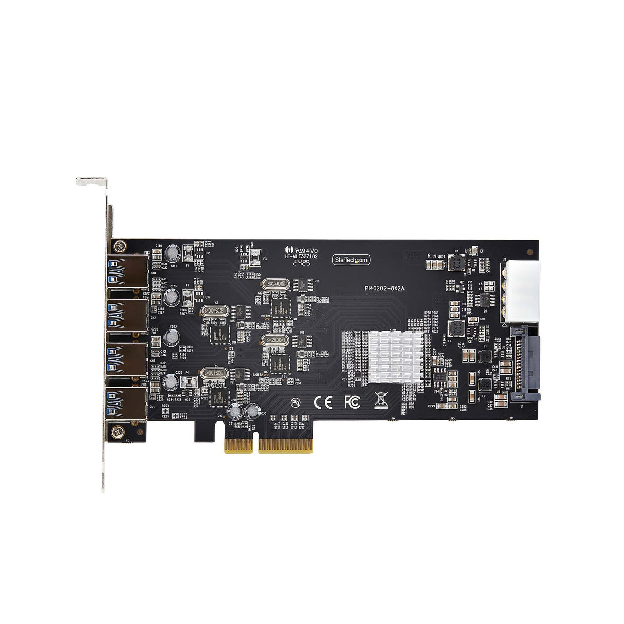 StarTech.com 4-Port USB PCIe Card, USB 3.2 5Gbps, PCI Express Expansion Card with 4x Independent USB Controllers, 4x USB-A Ports, Windows/Linux