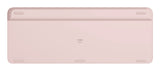 Logitech 920-011477 keyboard Universal RF Wireless + Bluetooth QWERTY US English Rose