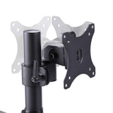 StarTech.com Desk Mount Triple Monitor Arm For Up To Three 27in Screens, VESA 75x75/100x100, Tool-Less Arm Adjustments, C-Clamp/Grommet Mount, Mechanical Spring Arm