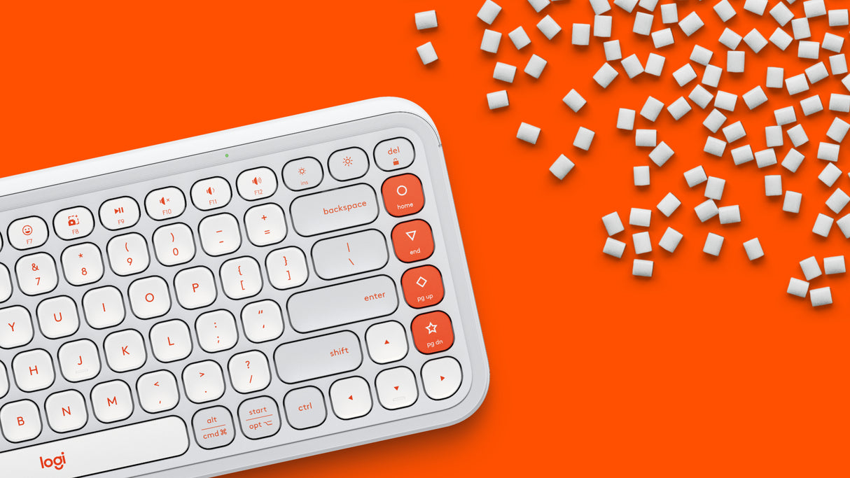 Logitech 920-012935 keyboard Universal Bluetooth QWERTY English White
