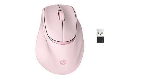 HP Tilt Ergonomic Pink Mouse 720M
