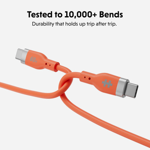 Targus HyperJuice Flex USB cable USB 2.0 1.5 m USB C 0.48 Gbit/s 60 W Orange