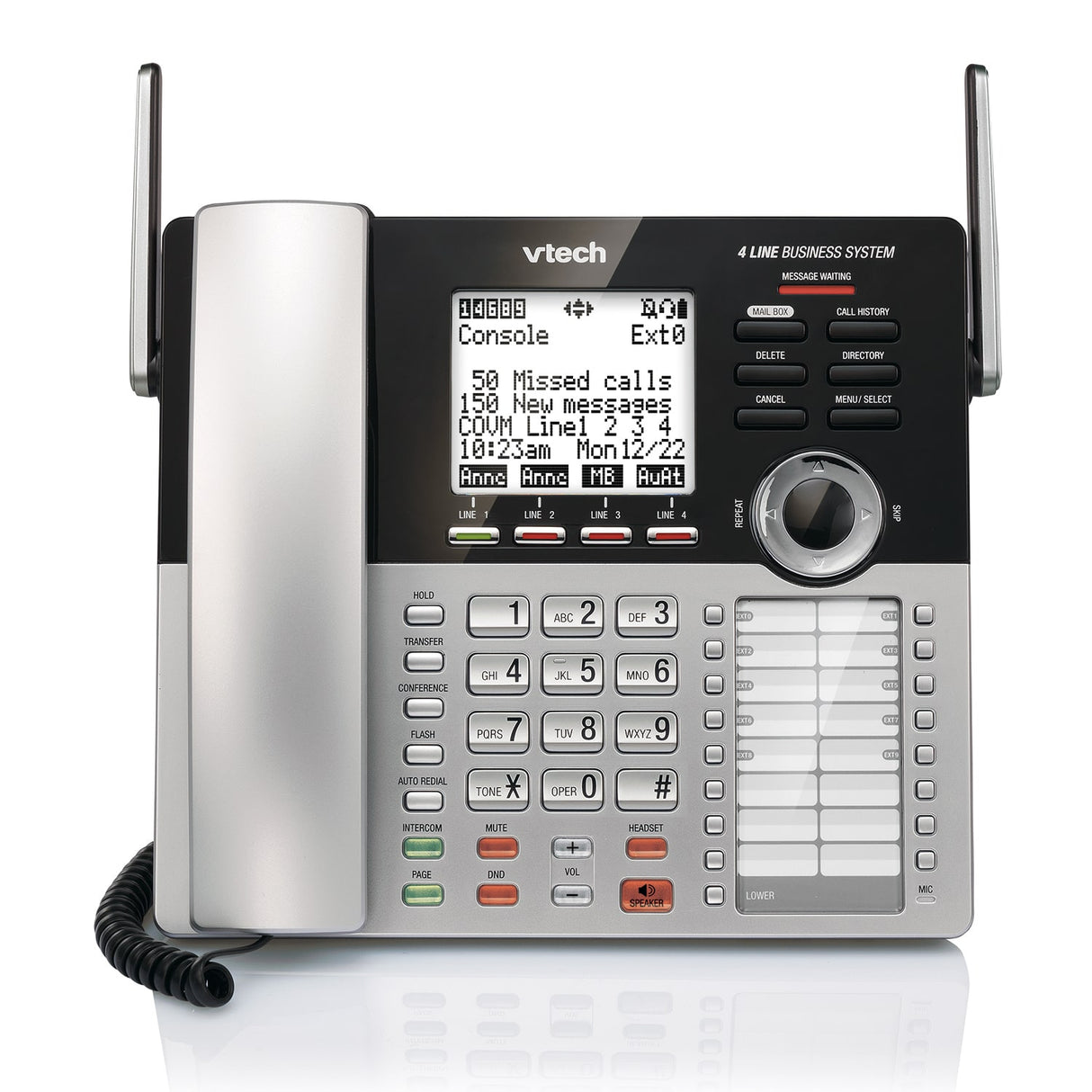 VTech CM18445 telephone Analog telephone Caller ID Black, Silver