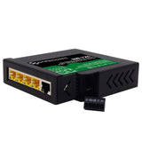 Brainboxes SW-725 network switch Unmanaged Fast Ethernet (10/100) Power over Ethernet (PoE) Black, Green