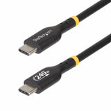 StarTech.com 13ft (4m) USB-C Charging Cable, Charge & Sync, 240W (5A) PD EPR, USB 2.0 Laptop Charger Cable, USB-IF Certified , TPE Jacket - USB C Charging Cord