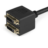 StarTech.com 1 ft DVI-D to 2x DVI-D Digital Video Splitter Cable - M/F