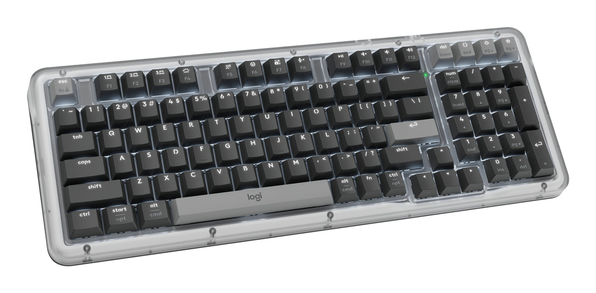 Logitech Alto Keys K98M keyboard Universal RF Wireless + Bluetooth QWERTY US English Graphite