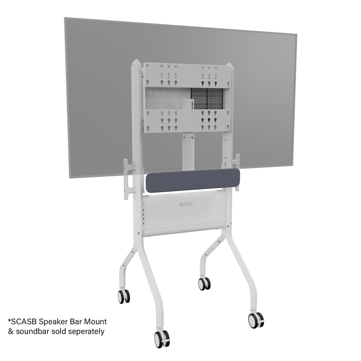 Chief Voyager Manual Height Adjustable AV Cart