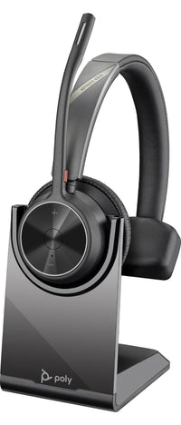 HP Poly Voyager 4310 USB-C Headset +BT700 dongle +Charging Stand