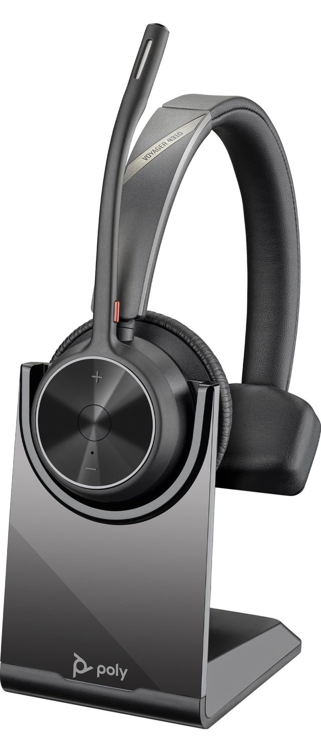 HP Poly Voyager 4310 USB-C Headset +BT700 dongle +Charging Stand