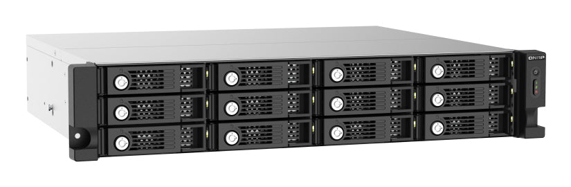 QNAP TL-R1220Sep-RP HDD/SSD enclosure Black, Grey 2.5/3.5"