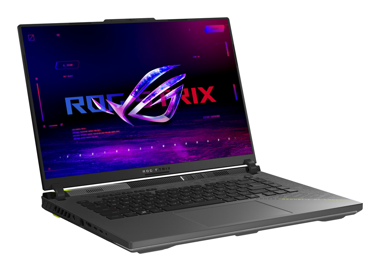 ASUS ROG Strix G16 G614PP-DB96-CA AMD Ryzen™ 9 8940HX Laptop 40.6 cm (16") WUXGA 32 GB DDR5-SDRAM 1 TB SSD NVIDIA GeForce RTX 5070 Wi-Fi 6E (802.11ax) Windows 11 Home Black, Green, Grey