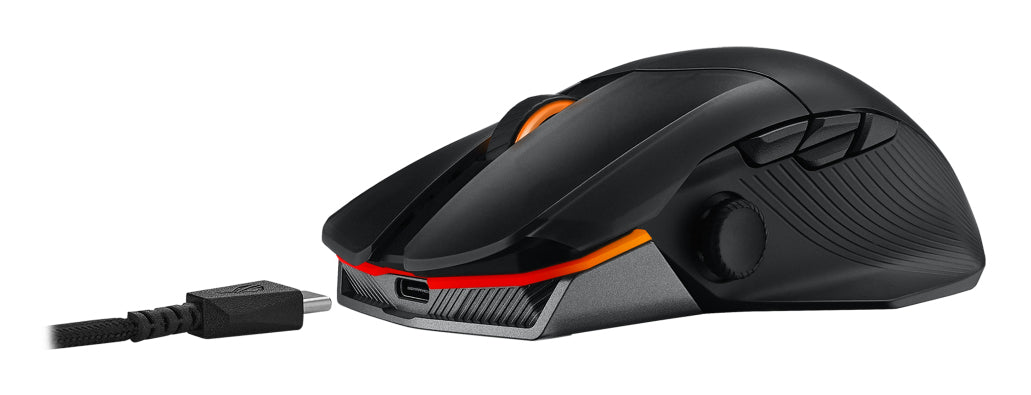 ASUS ROG Chakram X Origin mouse Gaming Right-hand RF Wireless + Bluetooth + USB Type-A Optical 36000 DPI