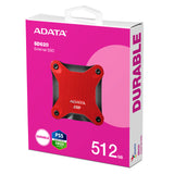 ADATA SD620 512 GB Micro-USB B 3.2 Gen 2 (3.1 Gen 2) Red