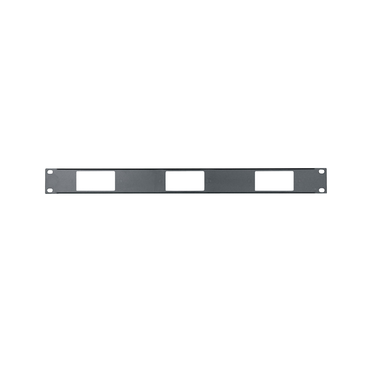 Middle Atlantic 1 RU Decora Device Panel for 3 Devices
