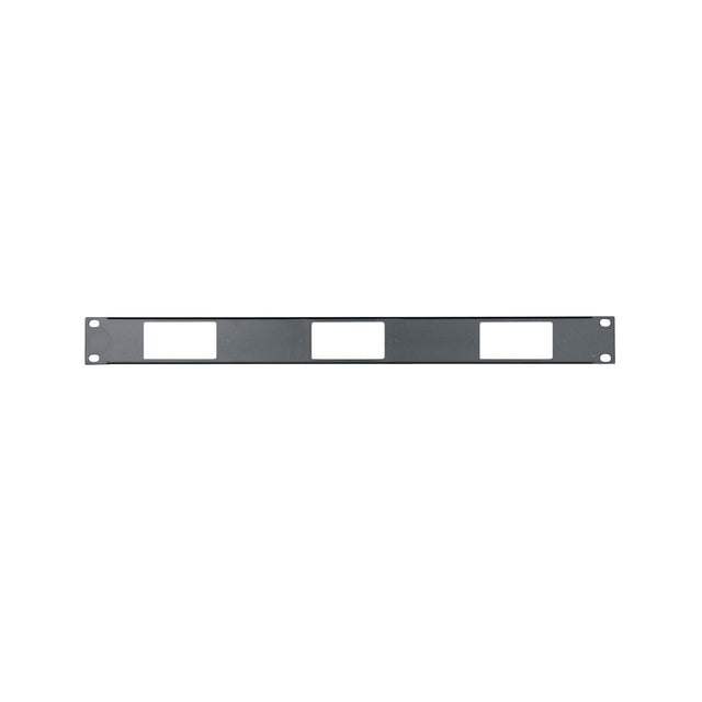 Middle Atlantic 1 RU Decora Device Panel for 3 Devices