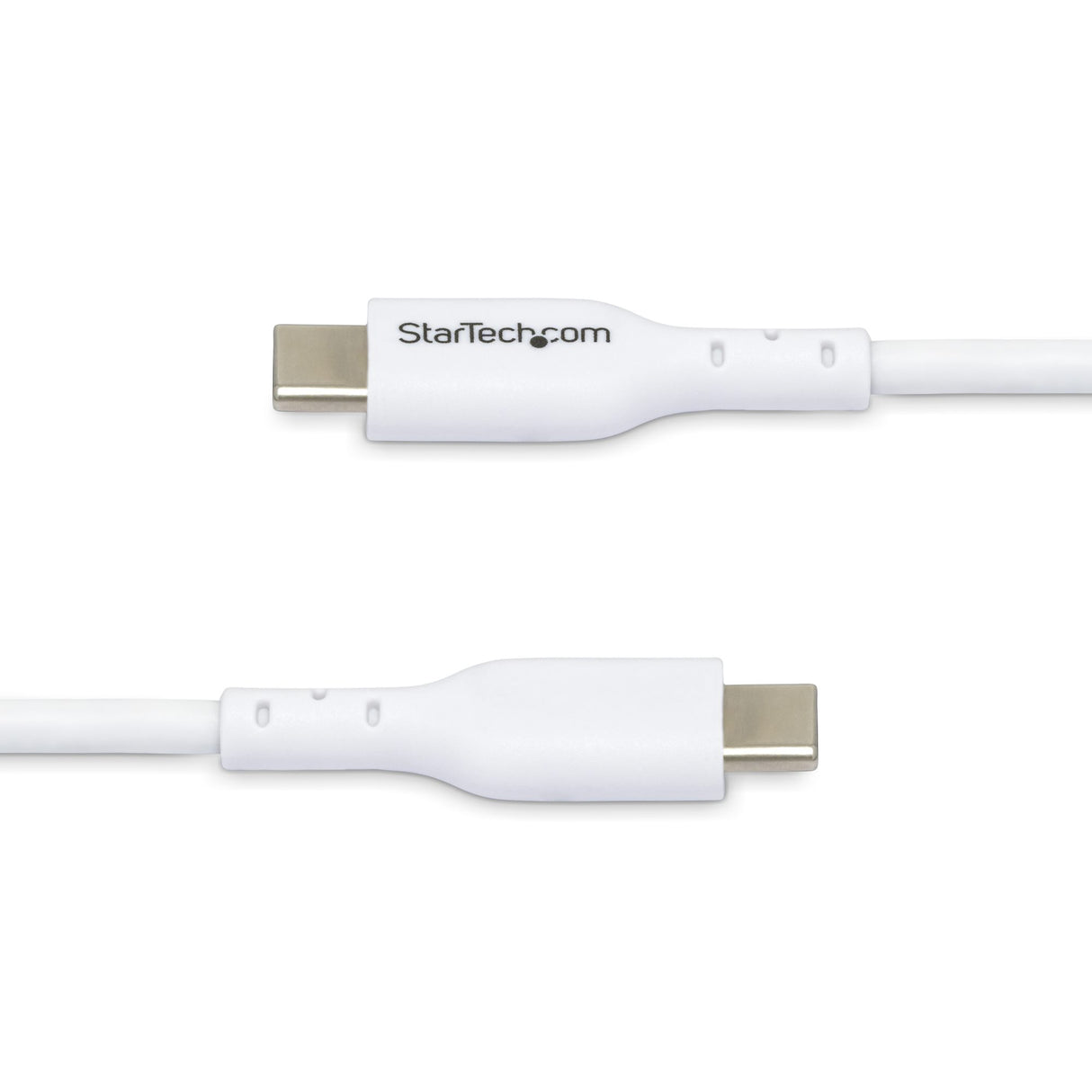 StarTech.com 3ft (91cm) USB-C Charging Cable, Charge & Sync, 60W (3A) PD, USB 2.0 Laptop Charger Cable, TPE Jacket - White USB C Charging Cord