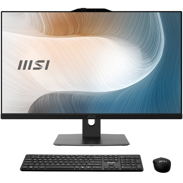 MSI Modern AM272P 1M-821US Intel Core 5 120U 68.6 cm (27") 1920 x 1080 pixels All-in-One PC 16 GB DDR5-SDRAM 1 TB SSD Windows 11 Pro Wi-Fi 6E (802.11ax) Black