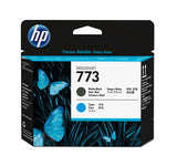 HP 773 Matte Black/Cyan Designjet Printhead