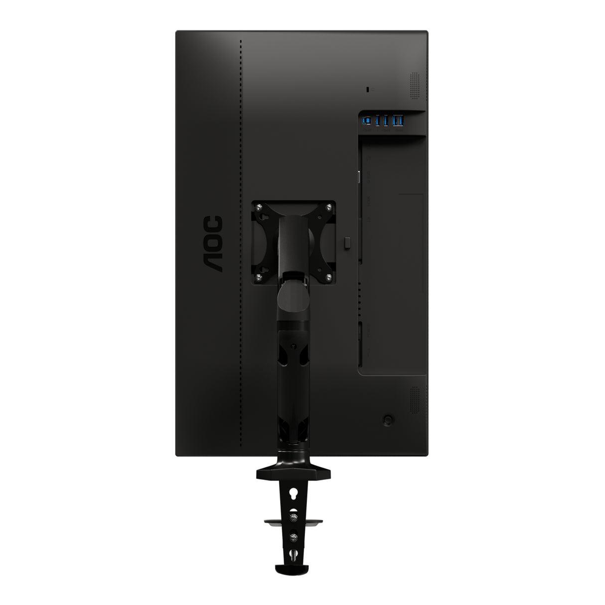 AOC AS110D0 monitor mount / stand 81.3 cm (32") Desk Black