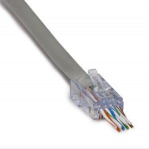 Platinum Tools ezEX44 ezEX-RJ45 Cat6 Hi-Lo stagger  50pk