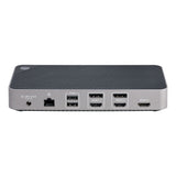 StarTech.com USB-C Triple Monitor Docking Station for MacBook Pro / Air M1 M2 M3 M4 M5 & Windows, Universal 4K HDMI DP Dock, Thunderbolt Compatible, 100W Laptop Charging