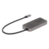 StarTech.com 3-Port USB-C Multi-Monitor Adapter, USB Type-C to 3x HDMI MST Hub, Triple 4K 60Hz HDMI Laptop Display Extender / Splitter, HDR, Extra-Long Built-In Cable - Windows Only