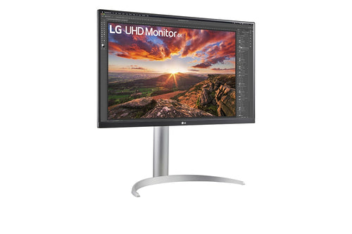 LG 27UP850N-W computer monitor 68.6 cm (27") 3840 x 2160 pixels 4K Ultra HD LED Silver, Black