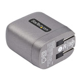 StarTech.com 30W USB-C Wall Charger - Portable GaN Charger w/ Power Delivery - 6ft Cable - USB C Power Adapter w/ Fast Charging - USB Type C Wall Charger, USB-C Charger