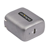 StarTech.com 30W USB-C Wall Charger - Portable GaN Charger w/ Power Delivery - 6ft Cable - USB C Power Adapter w/ Fast Charging - USB Type C Wall Charger, USB-C Charger