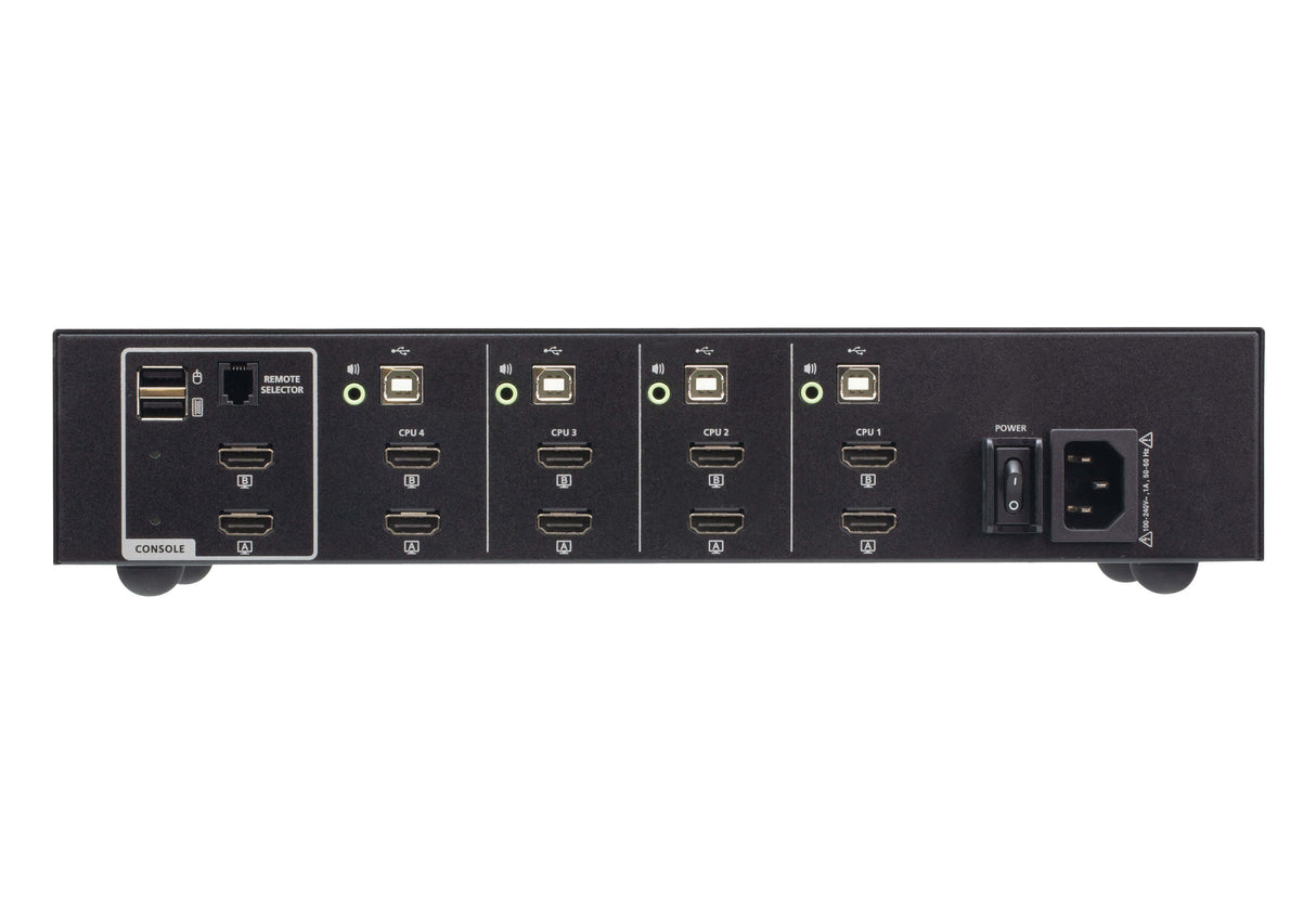 ATEN 4-Port USB HDMI Dual Display Secure KVM Switch (PSD PP v4.0 Compliant)