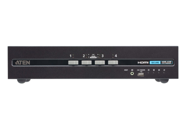 ATEN 4-Port USB HDMI Dual Display Secure KVM Switch with CAC (PSD PP v4.0 Compliant)