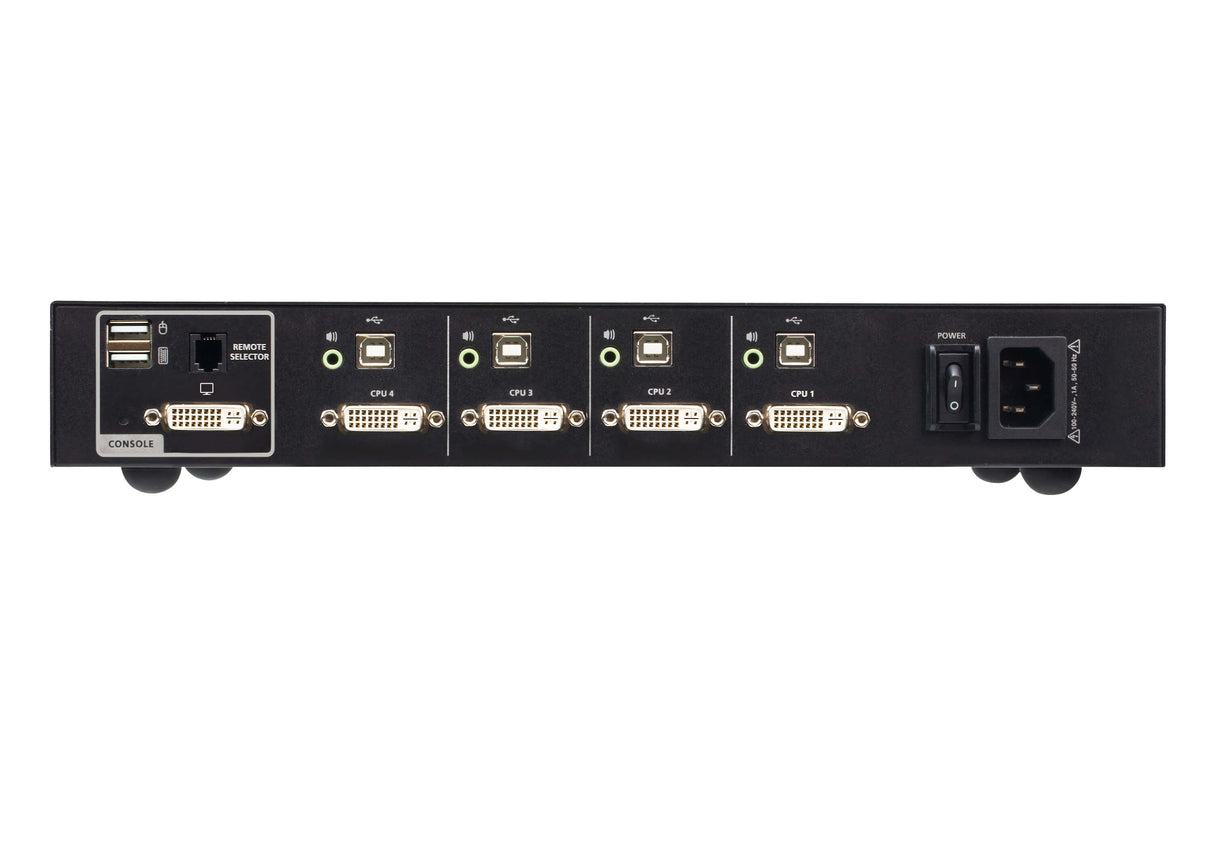 ATEN CS1184D4 KVM switch Black
