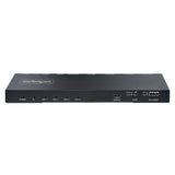 StarTech.com 4-Port HDMI Splitter, 4K 60Hz HDMI 2.0 Video, 4K HDMI Splitter w/ Built-in Scaler, HDMI Splitter 1 In 4 Out, 3.5mm/Optical Audio Port, HDMI Display/Output Splitter