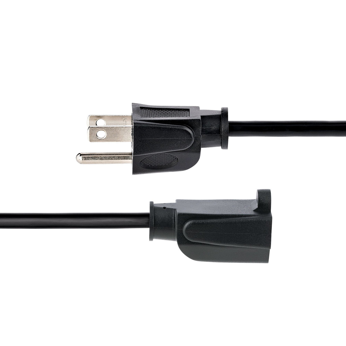 StarTech.com 15ft (4.5m) Heavy Duty Extension Cord, NEMA 5-15R to NEMA 5-15P Black Extension Cord, 15A 125V, 14AWG, Heavy Gauge Extension Power Cable, NEMA 5-15R to NEMA 5-15P AC Power Cord