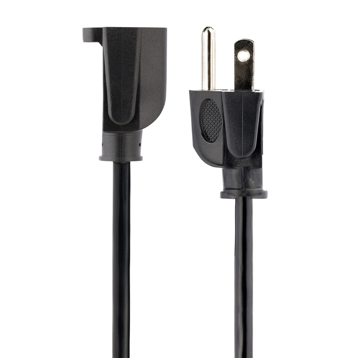 StarTech.com 15ft (4.5m) Heavy Duty Extension Cord, NEMA 5-15R to NEMA 5-15P Black Extension Cord, 15A 125V, 14AWG, Heavy Gauge Extension Power Cable, NEMA 5-15R to NEMA 5-15P AC Power Cord