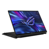 ASUS ROG Flow X16 GV601RE-DS91T-CA laptop AMD Ryzen™ 9 6900HS Hybrid (2-in-1) 40.6 cm (16") Touchscreen WQXGA 16 GB DDR5-SDRAM 512 GB SSD NVIDIA GeForce RTX 3050 Ti Wi-Fi 6E (802.11ax) Windows 11 Home Black