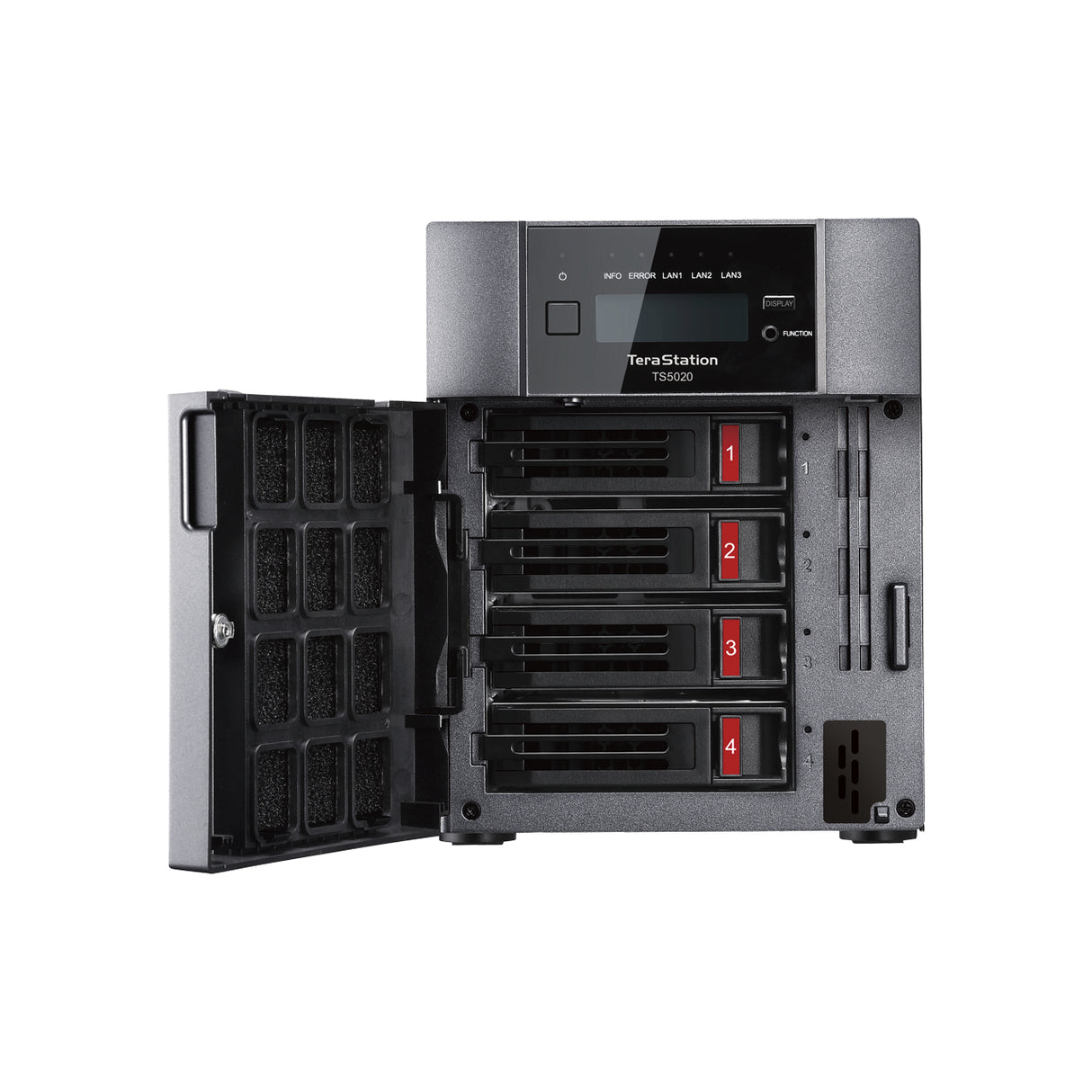 Buffalo TeraStation TS5420DN3204 NAS/storage server Desktop Annapurna Labs AL524 8 GB DDR4 32 TB HDD Black