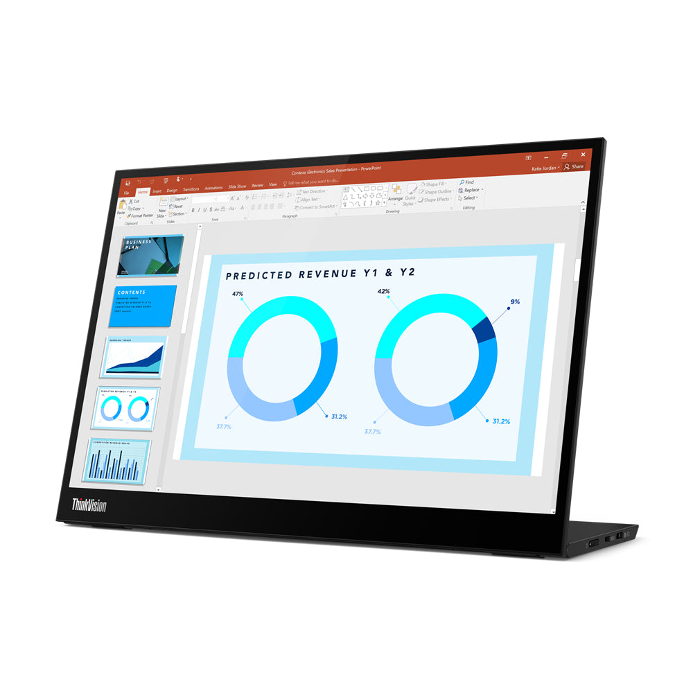 Lenovo ThinkVision M14d computer monitor 35.6 cm (14") 2240 x 1400 pixels 2.2K LED Black