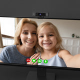 j5create JVCU435 USB™ 4K Ultra HD Webcam with 5x Digital Zoom Remote Control, 3840 x 2160 Video Capture Resolution, Black and Silver