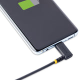 StarTech.com 3ft (1m) USB-A to USB-C Fast Charging Cable, Rugged, Right-Angled, Charge & Sync, 3A, USB 2.0, TPE Jacket and Aramid Fiber - USB Charging Cord