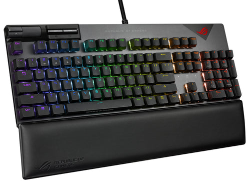 ASUS XA08 STRIX FLARE II/NXBN/US/PBT keyboard Gaming USB Black, Metallic