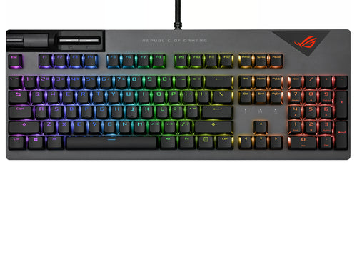 ASUS XA08 STRIX FLARE II/NXBN/US/PBT keyboard Gaming USB Black, Metallic