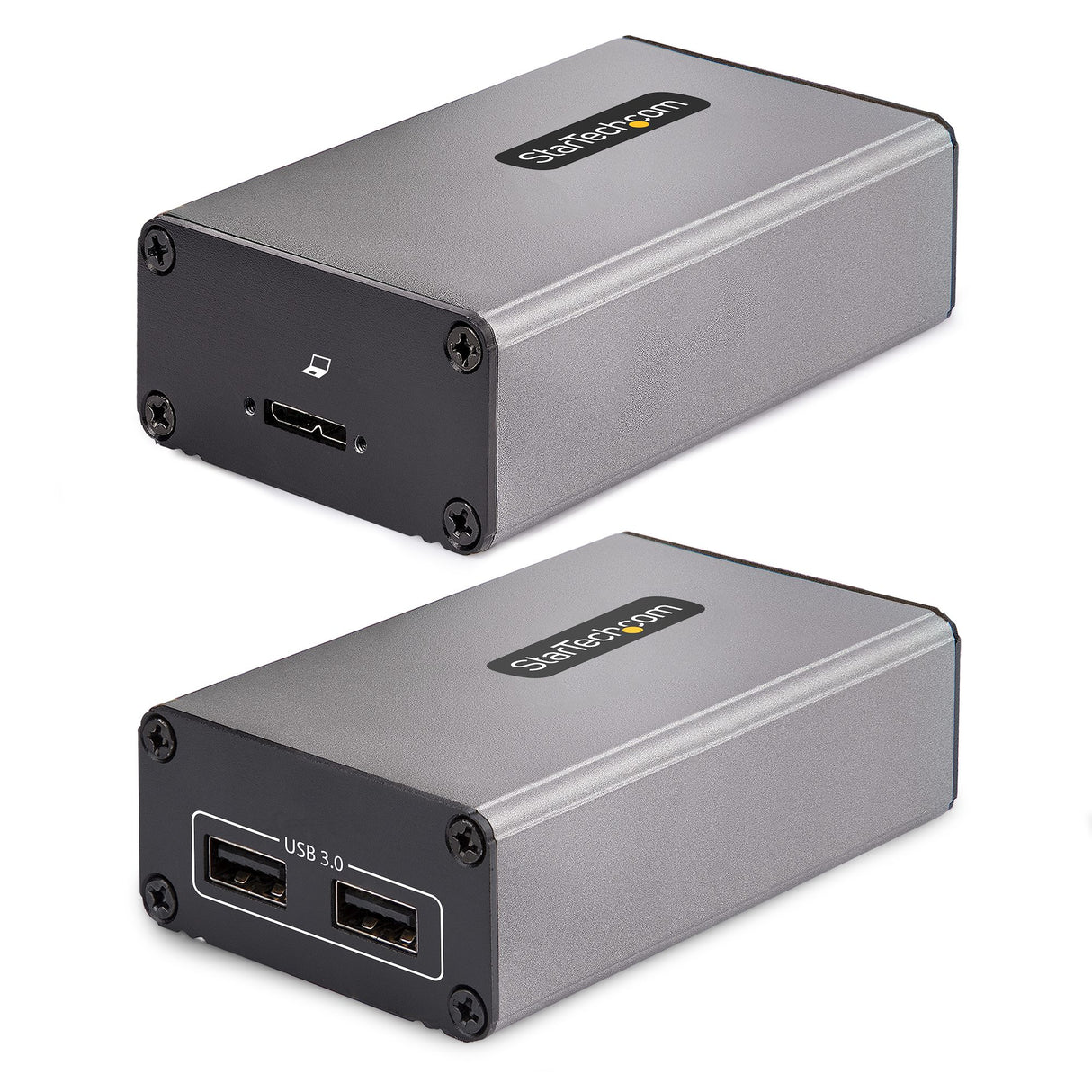 StarTech.com 2-Port USB 3.0 Extender over OM3 Multimode Fiber - LC/LC - 2x 5Gbps USB-A Hub - 350m (1150ft) Range - Durable USB Fiber Optic Extender - Optical USB Extender - TAA