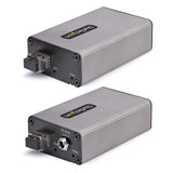 StarTech.com 2-Port USB 3.0 Extender over OM3 Multimode Fiber - LC/LC - 2x 5Gbps USB-A Hub - 350m (1150ft) Range - Durable USB Fiber Optic Extender - Optical USB Extender - TAA