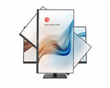 MSI Modern MD272QP 27 Inch Monitor with Adjustable Stand, WQHD (2560 x 1440), 75Hz, IPS, 5ms, HDMI, DisplayPort, USB Type-C, Built-in USB Hub, Built-in Speakers, Anti-Glare, Anti-Flicker, Less Blue light, TÜV Certified, VESA, Kensington, Black